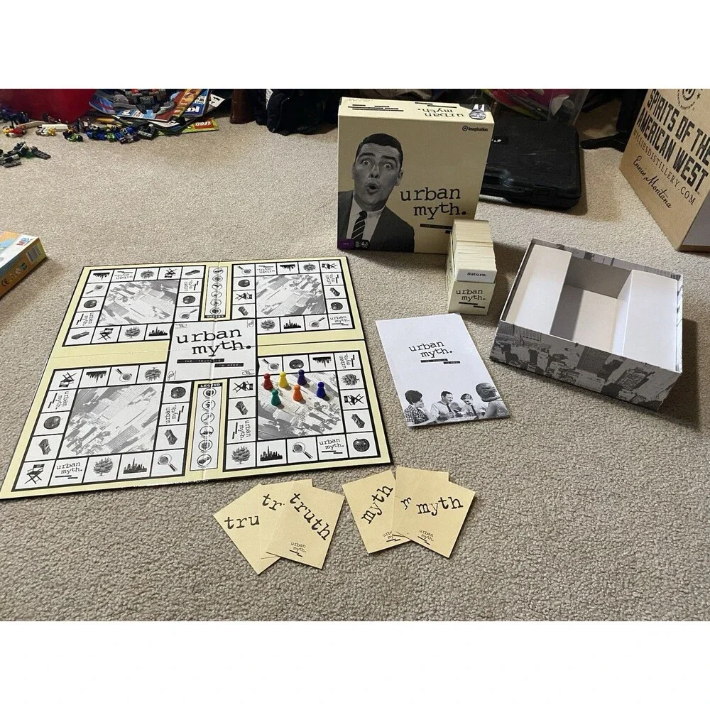 2008 Urban Myth Board Game Imagination Nearly complete Replacement